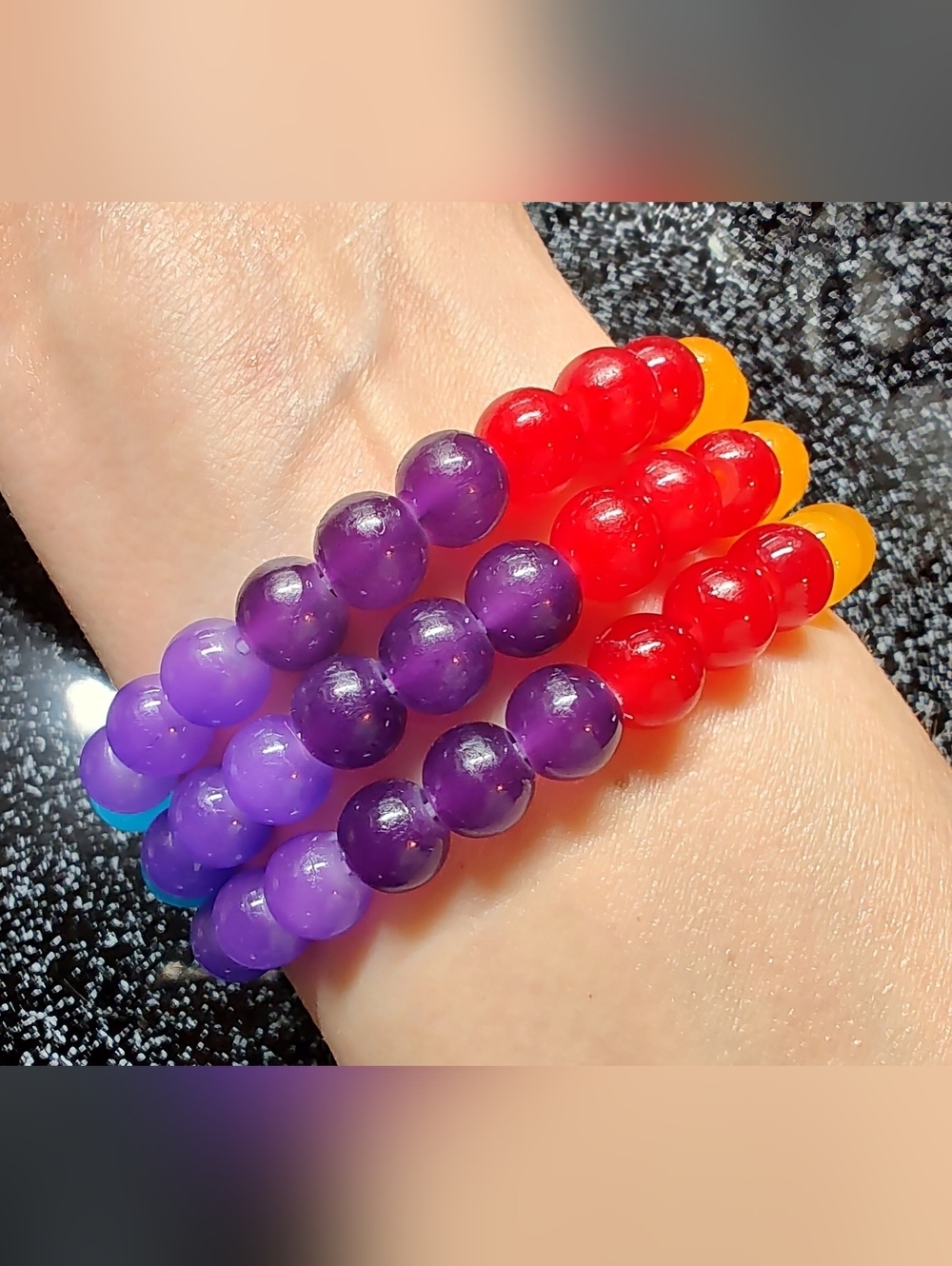 Chakra Stretch Bracelet 🌈 Set 3 Total - Picture 5 of 10
